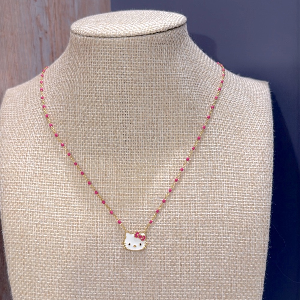 Macy's Hello Kitty .925 Sterling Silver Necklace